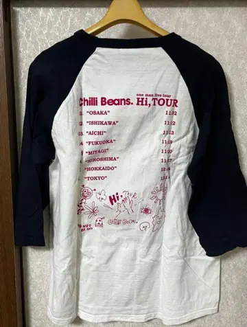 Chilli Beans. HI TOUR 칠부 링거 T셔츠