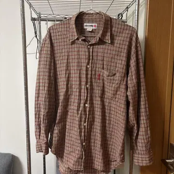 LUCKY STRIKE 체크 무늬 셔츠 L 사이즈