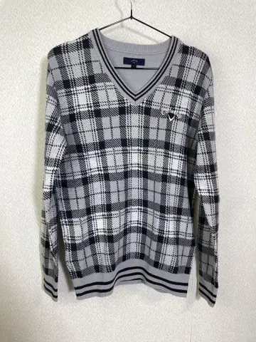 캘러웨이 Callaway 긴팔 스웨터 그레이 네이비 사이즈 M