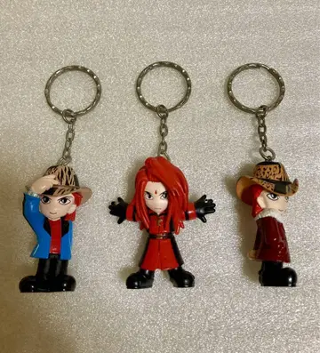 hide X JAPAN 키링 3종 세트 레트로 굿즈