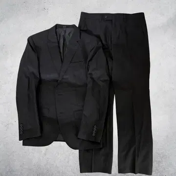 [ 새상품급 ] MICHEL KLEIN 셋업 블랙 스트라이프 세트 판매