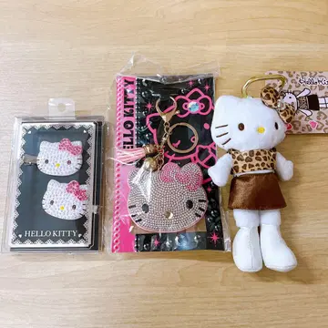 갸루 키티 묶음 판매 데코 키링 마스코트 키링