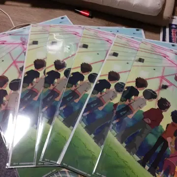 제일복권 디지몬 시리즈 D상 클리어 포스터 6장 세트