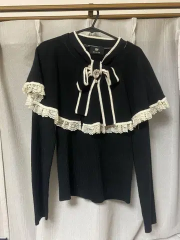 ROJITA 배색 케이프 2WAY 니트