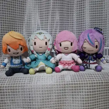 프로세카 후와푸치 미니 봉제 인형 원더랜즈 x 쇼타임 전 4종 세트