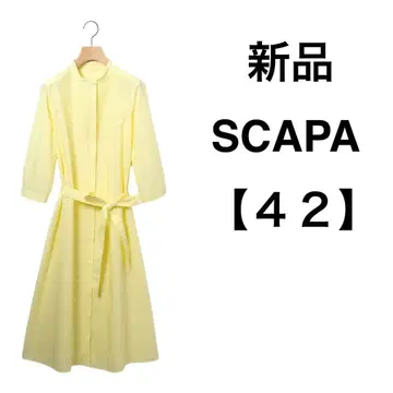 [ 새상품 ] SCAPA 셔츠 원피스