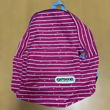 OUTDOOR PRODUCTS 핑크 스트라이프 백팩