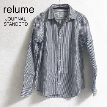 relume JOURNAL STANDERD 스트라이프 긴팔 셔츠