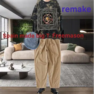 90s Spain made remake 염색 바느질, 프리메이슨 XL