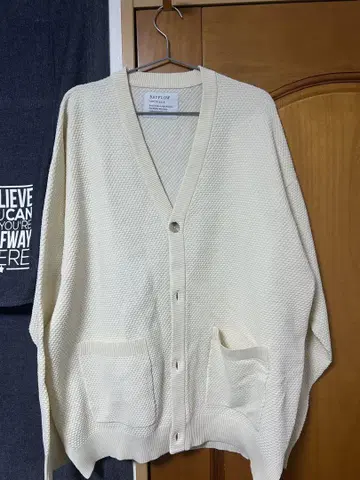 BAYFLOW 아이보리 가디건 깔끔한 한국 캐주얼