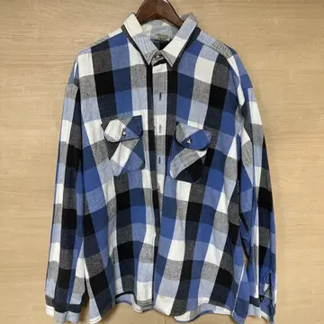 파이브 브라더 플란넬 셔츠 3XL 체크 무늬