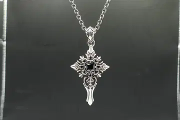 새상품급 the slayer 슬레이어 아론크로스 목걸이 블랙