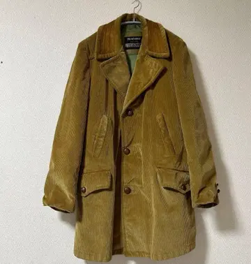 70s 시어스 코듀로이 런치 코트 그런지 아메카지 커트 코베인