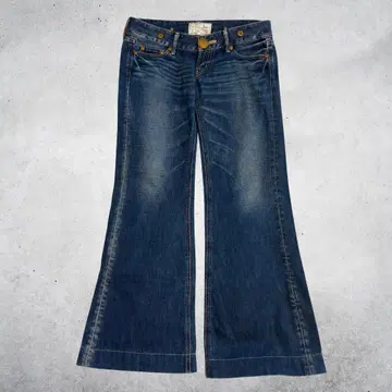 sky jeans 부츠컷 데님 플레어 데님 다크 블루