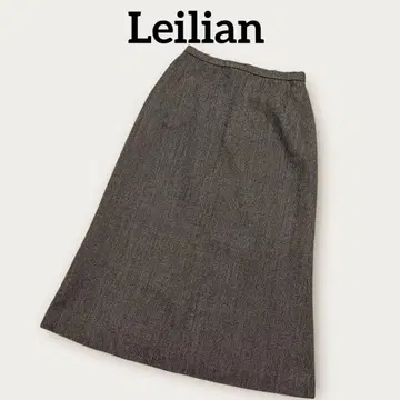[ 새상품급 ] 레리안 Leilian 울 트위드 롱 스커트