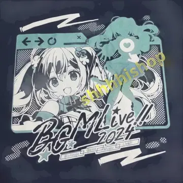 정품 B.G.M Live!! 2024 셔츠