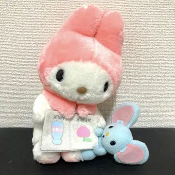 마이멜로디&플랫 사이좋은 인형 봉제 인형 2010년 제품 레어