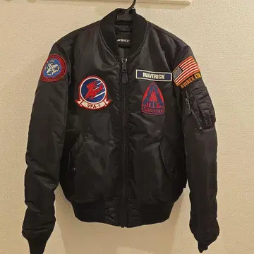 AVIREX 아비렉스 TOP GUN MA-1 탑건 블랙