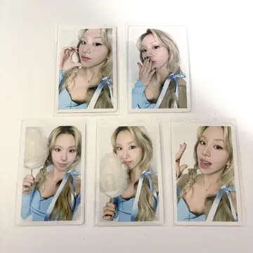 TWICE 채영 하레하레 harehare 5장 세트 묶음 판매