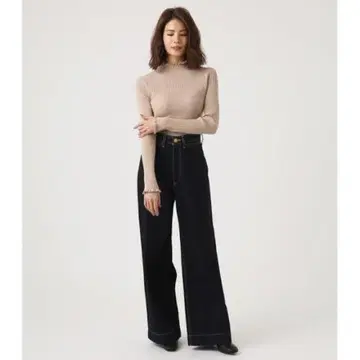 AZUL by moussy DARTS DENIM WIDE