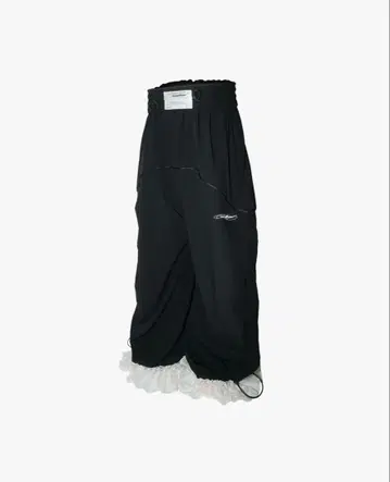 S nylon jersey pants lace theredthread