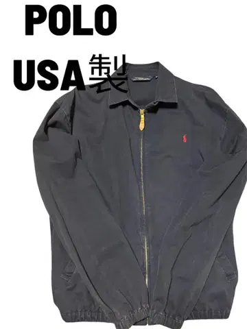 [ 새상품급 ] POLO USA 블랙 자켓 M