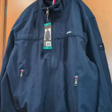 미사용 타미힐피거 봄버 자켓 소프트 쉘 XL 네이비