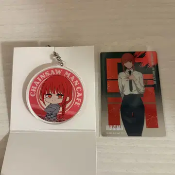 마키마 아크릴 키링과 카드 세트