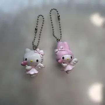 헬로키티 마이멜로디 가챠가챠 꿈꾸는 엔젤 스윙