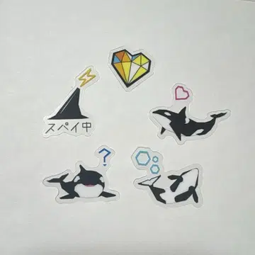 리벤지 스파이 유아와 꽃의 인연 맺기 플레이크 씰