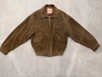 80sPOSH BOY 브라운 가죽 자켓