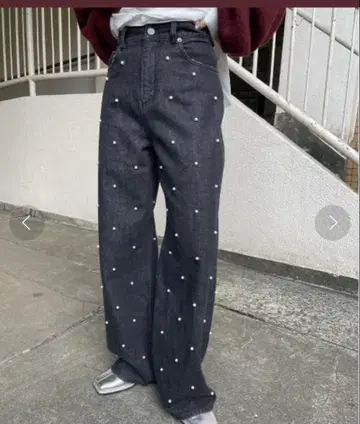Ameri SCATTERED PEARL DENIM 25,300엔