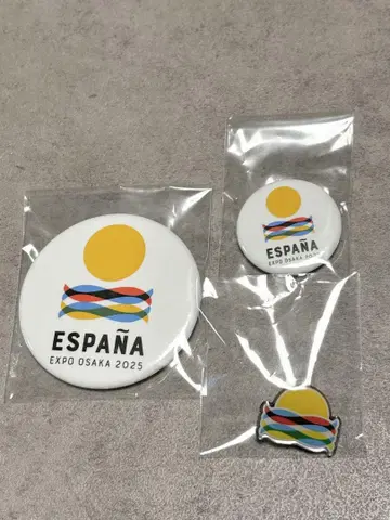 [ 박람회장 한정판 ] 새상품 스페인관 한정판 핀 배지 캔뱃지 세트