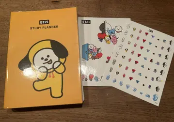 레어 BT21 STUDY PLANNER CHIMMY 치미 씰 포함