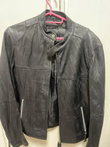 UNIQLO 블랙 양가죽 자켓 UZ-940174