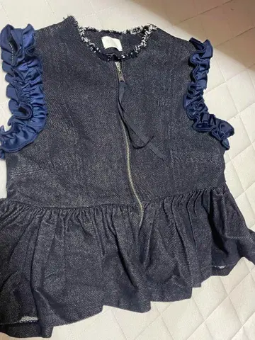 Bibiy MATHILDA PEPURAMU DENIM VEST