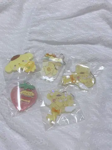 폼폼푸딩 아크릴 키링