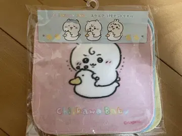 치이카와 Chiikawa 베이비 스퀘어 3장 세트 타월