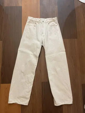 HAND ROOM 화이트 데님 팬츠 M 사이즈