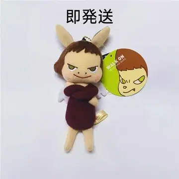 새상품 나라 요시토모 마스코트 키링 블랙 가드 엔젤 봉제 인형