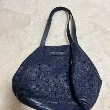 JIMMY CHOO 네이비 스터드 핸드백