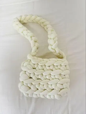 뜨개질 핸드백