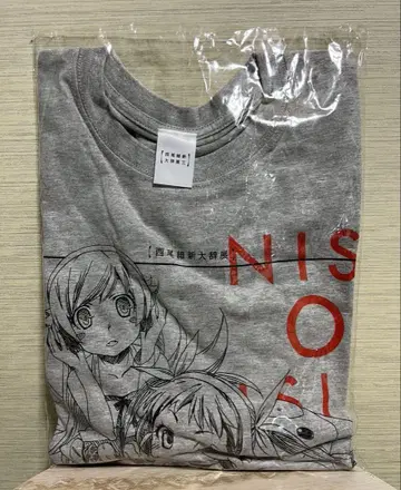 니시오 이신 대사전 T셔츠 오시노 시노부 하치쿠지 마요이