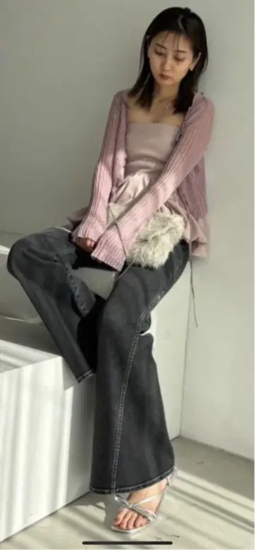 스나이델 스트레치 플레어 데님 팬츠