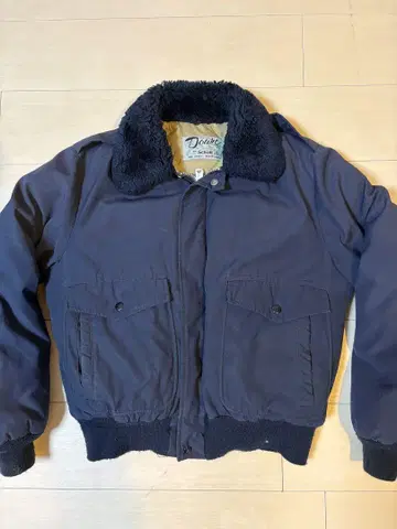 Schott 보아 다운 자켓 vintage USA TALON 지퍼
