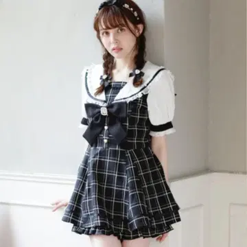 LIZLISA 반팔 세일러 카라 셋업