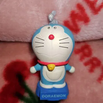 도라에몽 풀 페이스 목 흔드는 마스코트 쥐 라나