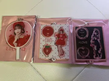 =LOVE 이코러브 오바 하나 미니 복권 키링 특별 블랙 의상