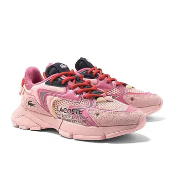 박스 포함 LACOSTE 핑크 스니커즈