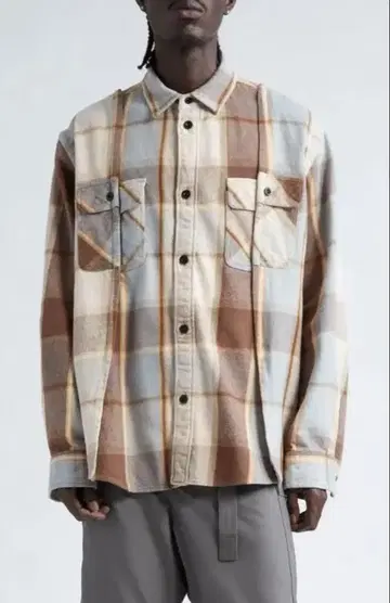 sacai 사카이 체크 셔츠 미사용 새상품 사이즈 2